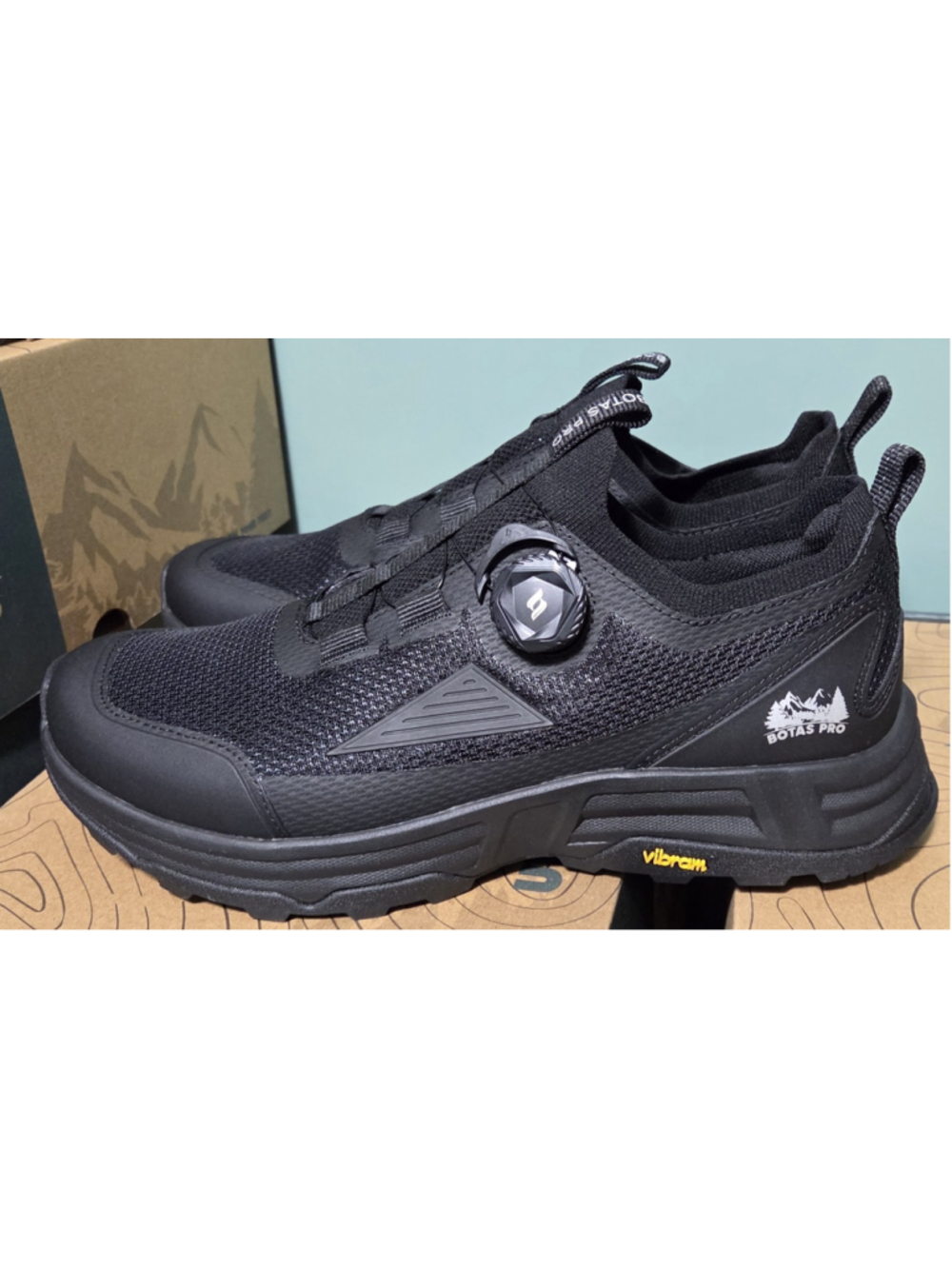 New Botas Pro BP410 Black Cary Trail Running Shoes – Sizes Available